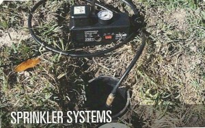 SPRINKLER SYSTEM