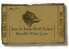 Quit selling Wolf Tickets | The Goomba Gazette