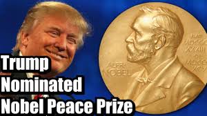 Trump nominated for Nobel Peace Prize after Israel-UAE peace deal - YouTube